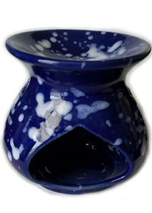 Blue Ceramic Oil Burner